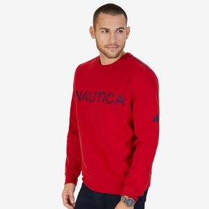 Nautica Crewneck Sweatshirt Red